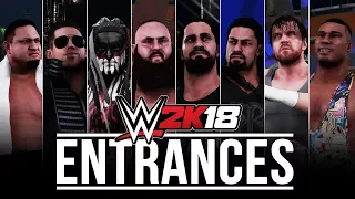 WWE 2K18 Entrances: Rollins, Reigns, Ambrose, Joe, Strowman, Demon Balor, Miz & Jordan