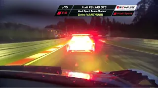 2022 24 Hours of Nurburgring Night Practice Onboard | Audi R8 LMS (#15 Audi Sport Team Phoenix)