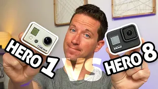 ORIGINAL GoPro HD Hero 1 vs HERO 8: A Decade Of Difference!