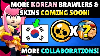 Korean Brawlers & Skins coming soon! | Brawl stars New Collaborations? - BRAWL NEWS!!