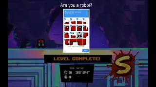 Super Meat Boy Forever || 0xDeAdbEEf/Glitch World.5 || S-rank