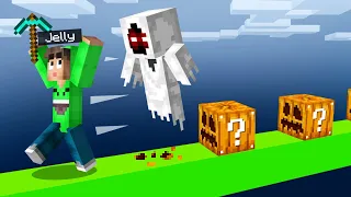 Opening MINECRAFT Lucky Blocks on Halloween...