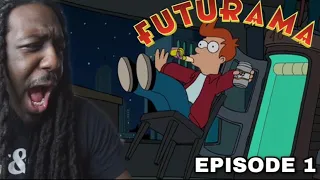 Futurama | Season 1 Episode 1 ( Reaction )