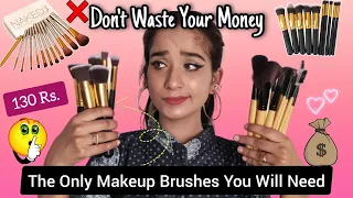 My Super Affordable Makeup Brushes Collection | Under 150-300 Rs. | Amazon Makeup Brushes Haul