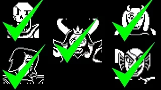 What happens if you kill everyone but spare the main characters in Undertale?