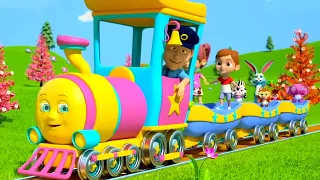Wheels On The Train, Wheels on The Vehicles & Rhyme for Children