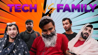 Tech vs Family | DablewTee | WT | funny skit