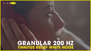 Tinnitus Relief Granular White Noise 200 hz. 2 hrs Sound Therapy