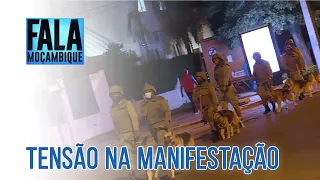 Agressão a jornalista e furto de equipamento marcaram protesto defronte escritórios NU@PortalFM24