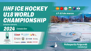 Chinese Taipei - Israel | 2024 IIHF Ice Hockey U18 World Championship (Division II, Group B)