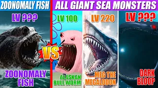 Zoonomaly Fish vs Giant Sea Monsters Level Challenge | SPORE
