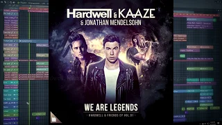 Hardwell, Kaaze & Jonathan Mendelsohn – We Are Legends (FL Studio)