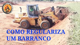 PÁ CARREGADEIRA NEW HOLLAND W130  CARREGADORA  REGULARIZAÇÃO BARRANCO E COM DICAS