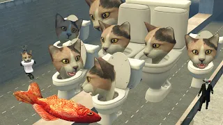 skibidi toilet cat 10 🐈🔥