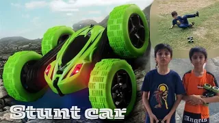 Toy Remote Control Stunt Car Unboxing Testing Review Video | Remote Control Gari | Namal & Brothers