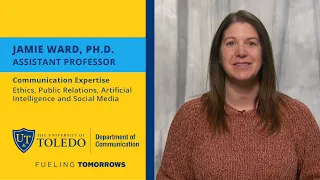 Jamie Ward, Ph.D., Assistant Professor, UToledo Department of Communication