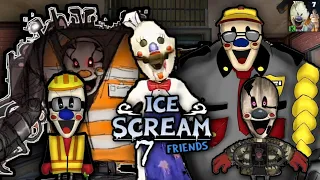 EVERY (Un)OFFICIAL UPCOMING ENEMY IN ICE SCREAM 7 | Fanmade Concept Compilation