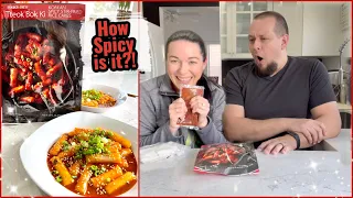 Taste Test & Review of the NEW VEGAN TRADER JOE'S Tteok Bok Ki Spicy Rice Cakes! | #traderjoes