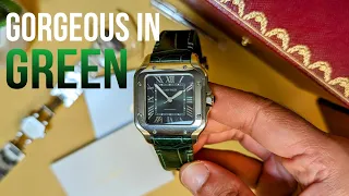 Cartier Santos Green Unboxing & First Impressions