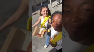 French Girls Trying Croissants in Barcelona!