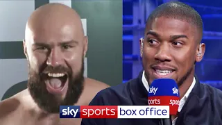 Anthony Joshua reviews Alen Babic's 2nd round demolition of Shawndell Winters 👀