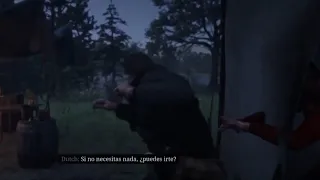 Arthur no para de molestar a Dutch RDR2