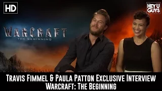 Travis Fimmel & Paula Patton Exclusive Interview - Warcraft: The Beginning