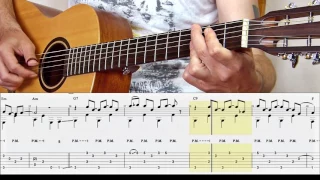 "Windy And Warm" for Fingerstyle Guitar + Tabs (Performance / Tutorial)(Version: Marcel Dadi)