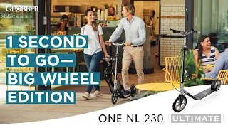 Globber ONE NL 230 ULTIMATE big wheel scooter for adults 2018 film