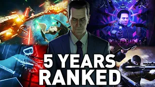 5 Years of VR Games Ranked - Best VR Games Of All Time