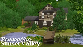 Mosquito Cove - Renovating Sunset Valley || The Sims 3 Speed Build