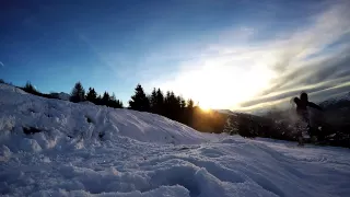 GoPro Flux Snowboard Jump