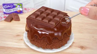 Melt Chocolate Cake 🍫💗 Sweet Easy Moist Miniature Chocolate Cake Decorating | Mini Cakes Making