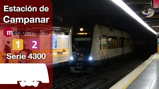 Circulaciones por la estación de Campanar | Metrovalència