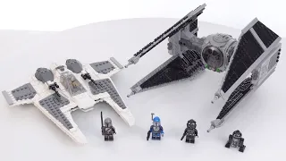 LEGO Star Wars Mandalorian Fang Fighter vs. TIE Interceptor 75348 review! Strong main, weird alts