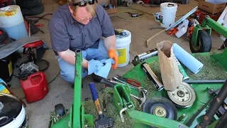 John Deere 1445 Deck Caster Maintenance