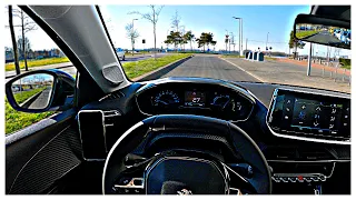 Driving a Peugeot e-208 2022 Active - POV Drive GoPro Hero 9