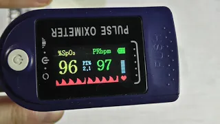 ПУЛЬСОКСИМЕТР портативный с AliExpress для измерения пульса и насыщения крови кислородом - обзор