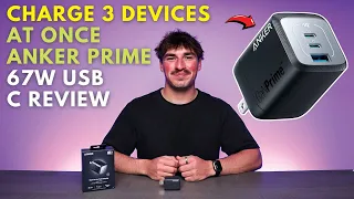 Charge 3 Devices at Once Anker Prime 67W USB C Review!