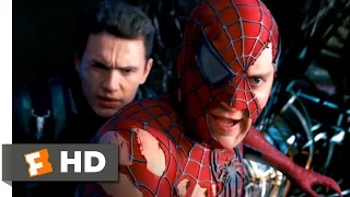 Spider-Man 3 (2007) - Spider-Man & Goblin vs. Sandman & Venom Scene (9/10) | Movieclips