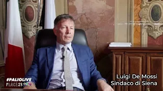 Il sindaco di Siena Luigi De Mossi ci parla di turismo e del suo rapporto con il Palio #PalioLive