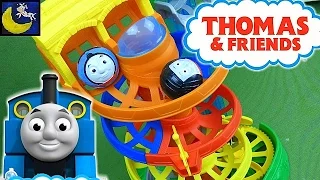 My First Thomas & Friends Rail Rollers Spiral Station! Thomas the Train Playset Toys for Toddlers!!