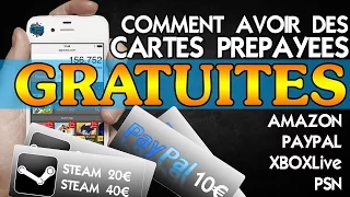 Obtenir cartes cadeaux Gratuites pour Amazone, STEAM, XBOX