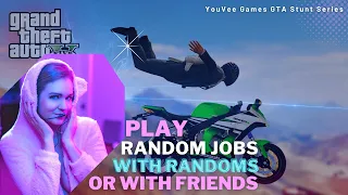 How to Join Random GTA 5 Online Stunt races and Jobs with random players
