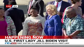 LIVE | US First Lady Jill Biden Lands At JKIA