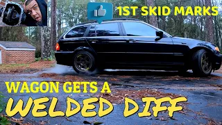 Getting My Differential Welded | Skid Marks | First Drives with Welded diff in my 325it