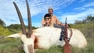 Old WARRIOR Oryx Bull (Her First Big Game Hunt) CATCH CLEAN COOK