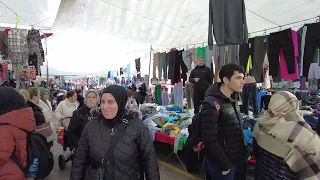 ISTANBUL TURKEY MARKET BAZAARS 2024- SATURDAY BAZAAR IN PENDIK