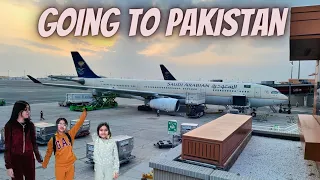 Travel from Washington DC to Jeddah then Lahore | First time with Saudia Airlines | Urdu | Hindi