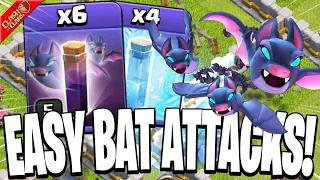 How To 3 Star In Clash Of Clans Using Bat Attacks!